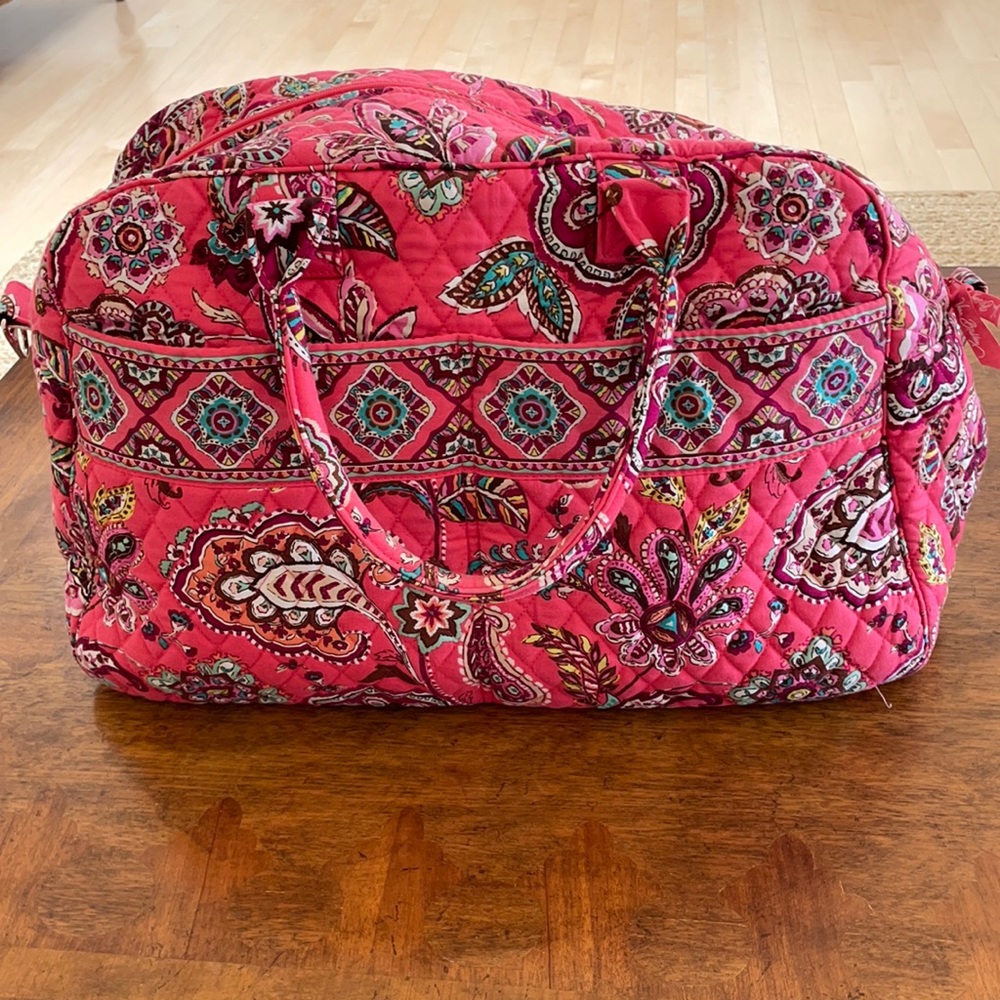 Vera Bradley Weekend Travel Bag in Call me Coral